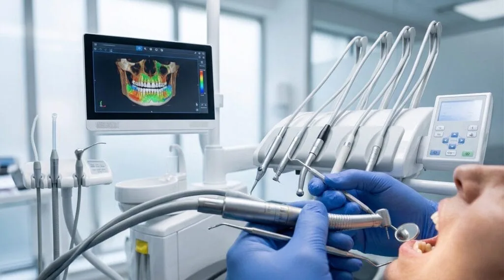 Birmingham UK patient comparing private dental implants cost with Antalya Turkey treatment options